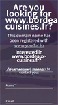 Mobile Screenshot of bordeaux-cuisines.fr